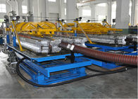 HDPE μηχανημάτων σωλήνων άνθρακα σπειροειδής ενιαία ζαρωμένη τοίχος γραμμή παραγωγής slq-200 σωλήνων