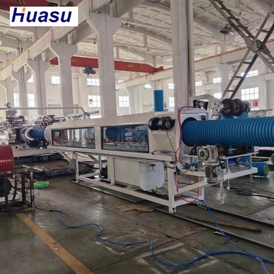 DWC Pipe Extrusion Line with Siemens PLC Technology for 16-1200mm Pipe Range and Online Belling
