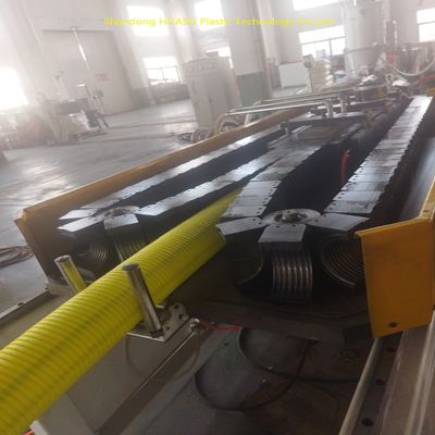 Automated High Density Double Wall Corrugated Pipe Machinery with Water Cooling for Efficient Production