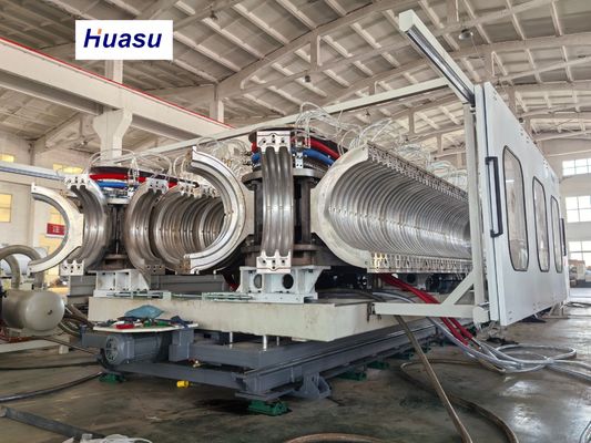 32-1600mm Pipe Diameter Corrugated Pipe Extrusion Line with Siemens PLC System and High-Efficiency Cooling