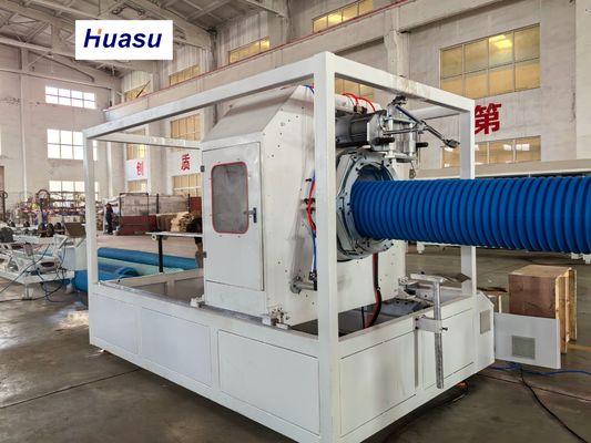 Customized DWC Pipe Extrusion Line with 32-1600mm Pipe Diameter, 60-2000kg/h Capacity and Siemens PLC Technology