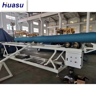 Corrugated Pipe Line DWC Pipe Extrusion Machine For Plastic Double Wall Pipe Manufacturing
