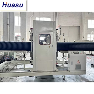 Corrugated Pipe Line DWC Pipe Extrusion Machine For Plastic Double Wall Pipe Manufacturing
