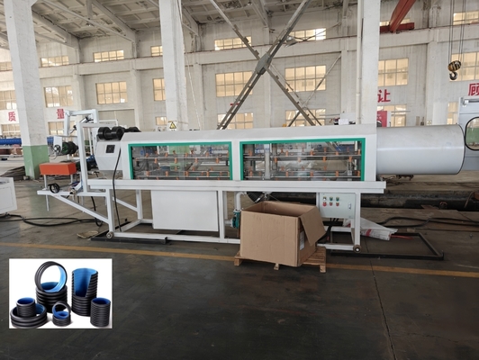 Double Wall Corrugated Pipe Extrusion Line with 38crmoaia Screw Barrel