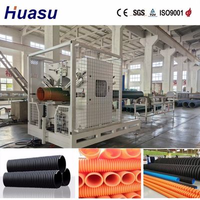 300mm-1600mm Pipe Diameter Plastic Pipe Extrusion Line for Sewage or Water Supply and Electric Cable Conduits with Online Belling