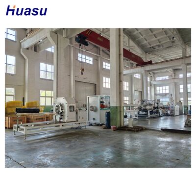 HDPE Corrugated Pipe Extrusion Line with PLC Control Touch Screen High Productivity Automatic Computerized for Large Scale Production