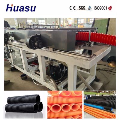 Full Automatic Single Wall Corrugated Pipe Extrusion Line with 50-72 Pairs Molds for 32-1600mm Pipe Range