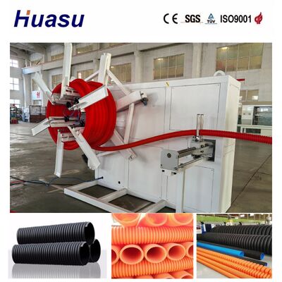 Small Diameter 30mm-200mm High-Accuracy Single Wall Corrugated Pipe Extrusion Line with PLC Control System