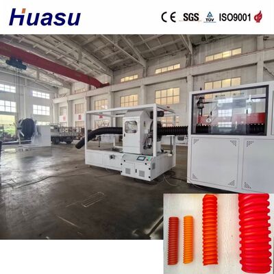 PE Single Wall Spiral Corrugated Pipe Extrusion Line 100-1200kg/h Output Fully Automatic for Municipal Engineering