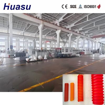 High Output Plastic Pipe Extrusion Line 100-1200kg/h Consistent Drainage Pipe Fabrication 32mm-2000mm Diameter