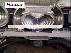 Μηχανή για κυματοειδή σωλήνες PE, PP, EVA, PVC με διπλό τοίχωμα