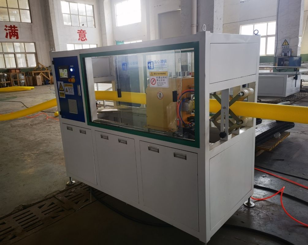 Ηλεκτρονική γραμμή παραγωγής κυματοειδών σωληνώσεων με μονό τοίχωμα PP PE HDPE LDPE