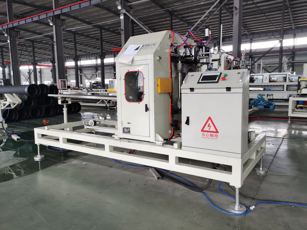 Υψηλής χωρητικότητας 250-1000kg/h μονάδα παραγωγής κυματοειδών σωλήνων με διπλό τοίχωμα