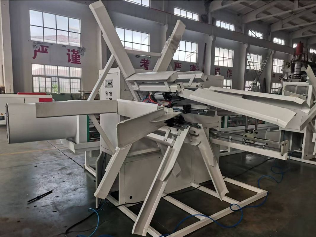 PE PP PVC διπλό τοίχωμα κυματοειδών σωλήνων Extrusion Line Pipe Machine Extrusion για αποχέτευση νερού