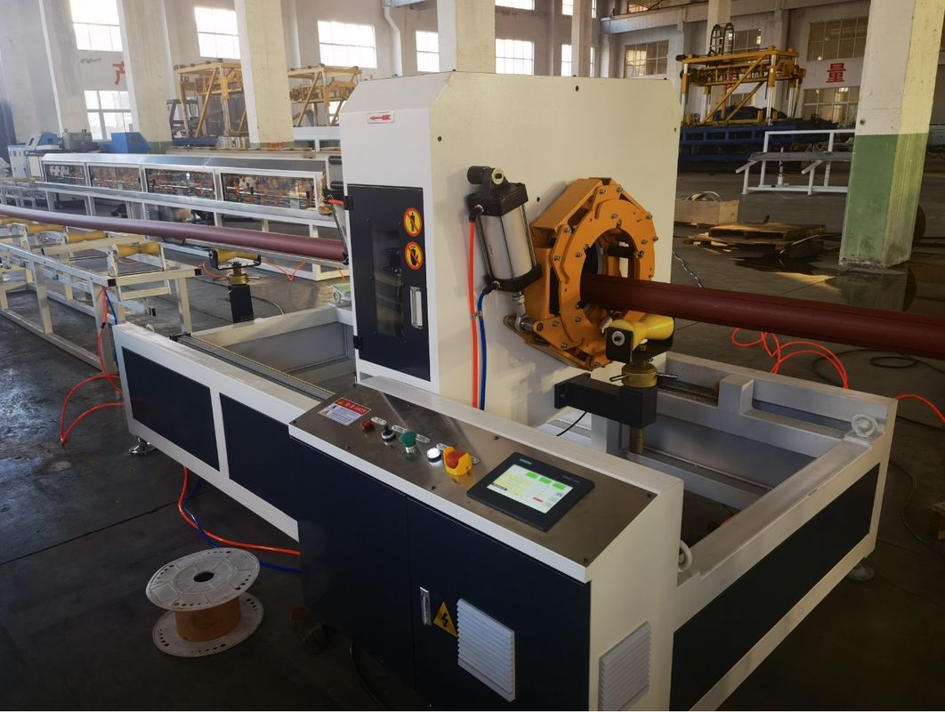 Ελεγχόμενη από PLC γραμμή εκτόξευσης σωλήνων HDPE με στερεό τοίχωμα για ευέλικτες και προσαρμόσιμες λύσεις