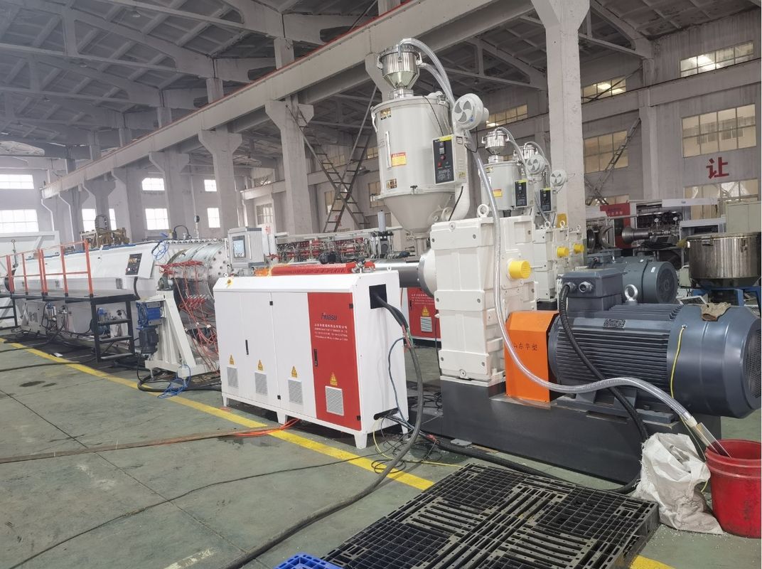 Η γραμμή εκτόξευσης στερεών τοιχωμάτων σωλήνων HDPE PP για την εκτόξευση μονής βίδες ανθεκτικών και ισχυρών σωλήνων