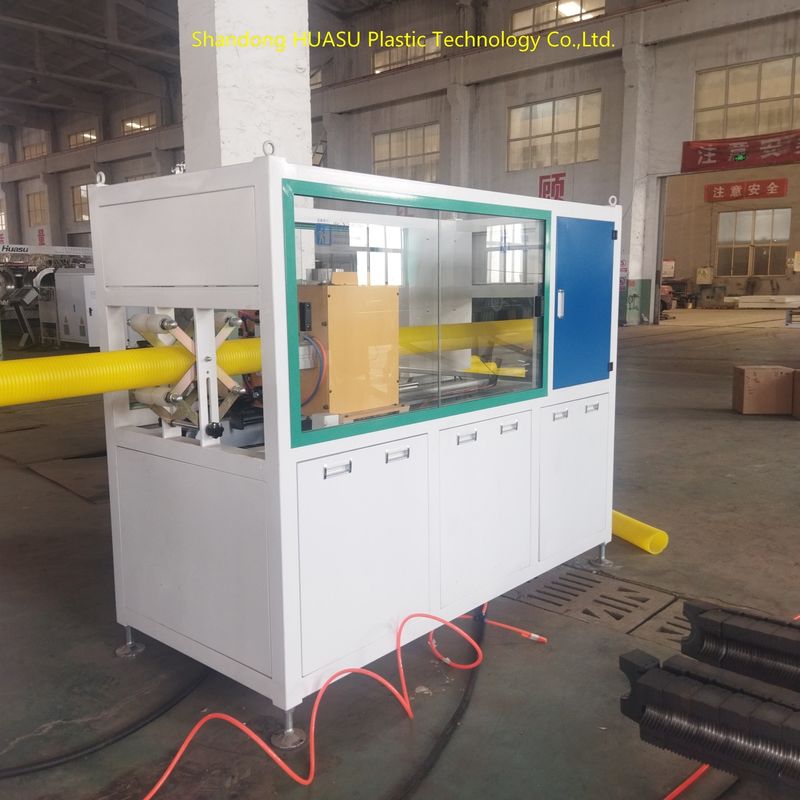 180-210°C Θερμαντική θερμοκρασία 2-20m/min Μέγιστη ταχύτητα γραμμής Siemens/ABB Κεντρική γραμμή παραγωγής ηλεκτρικών κυματοειδών σωλήνων