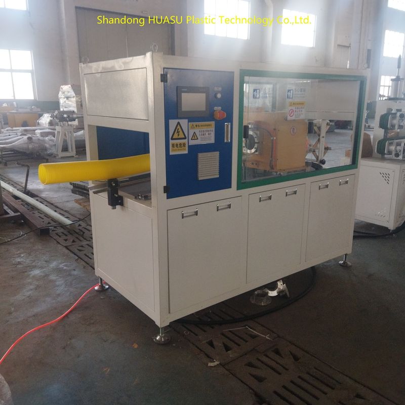 100-1000kW Δύναμη παραγωγής Μηχανή διπλού τοιχώματος κυματοειδών σωλήνων με έλεγχο PLC και ψύξη νερού για προσαρμοσμένη έξοδο