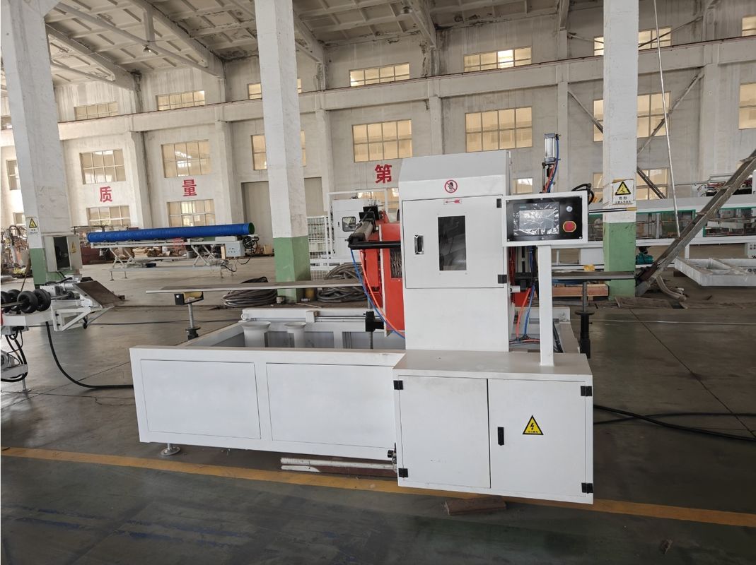 Εξατομικευμένη Γραμμή Εξώθησης Σωλήνων Διπλού Τοιχώματος με Κυματοειδή Δομή με Υλικό Μούχλας από Κράμα Αλουμινίου και Επαφέα Schneider