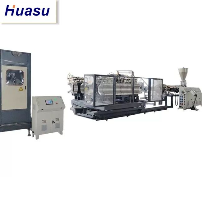 Γραμμή Εξώθησης Σωλήνων DWC με Διάμετρο Σωλήνα 32-1600mm, Χωρητικότητα 60-2000kg/h και Τεχνολογία Siemens PLC