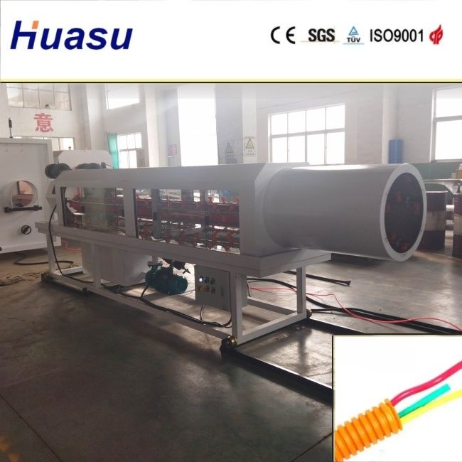 Γραμμή Εξώθησης Σωλήνων Διπλού Τοιχώματος με Εύρος Διαμέτρου Κοπής 32-1600mm και Διαδικασία Ψύξης με Νερό που Διαθέτει Τεχνολογία Siemens PLC