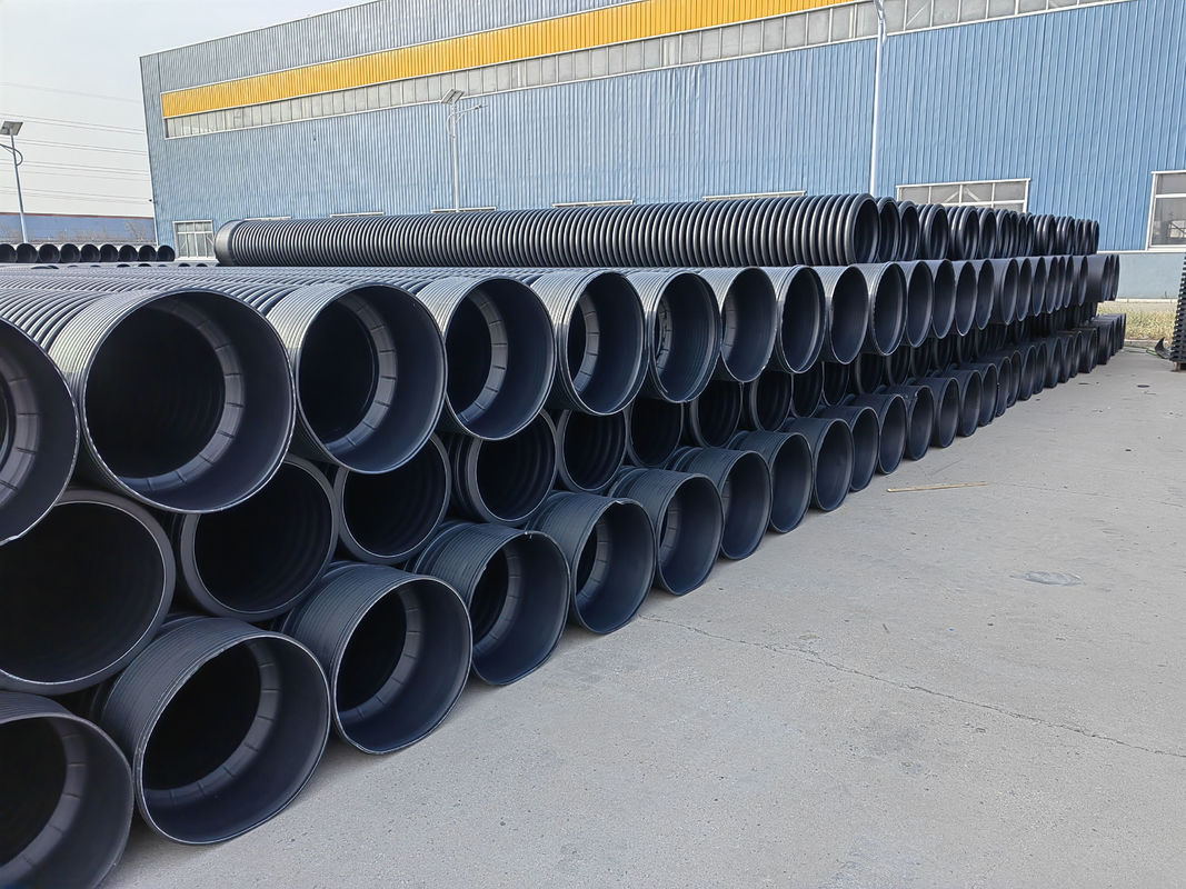 Υψηλής ταχύτητας διπλής τοιχώδους κυματοειδούς σωλήνα εξάντληση γραμμή με Siemens / Schneider Main Electric