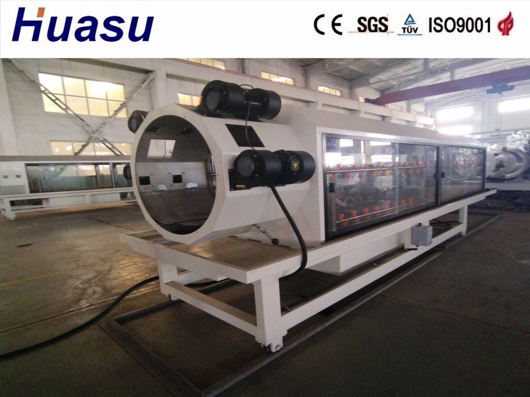 Κωνικός Δίδυμος Κοχλιοφόρος Εξωθητής Γραμμής Εξώθησης Σωλήνων DWC με Υψηλή Αυτοματοποίηση και Μπλοκ Μούχλας Λειτουργίας