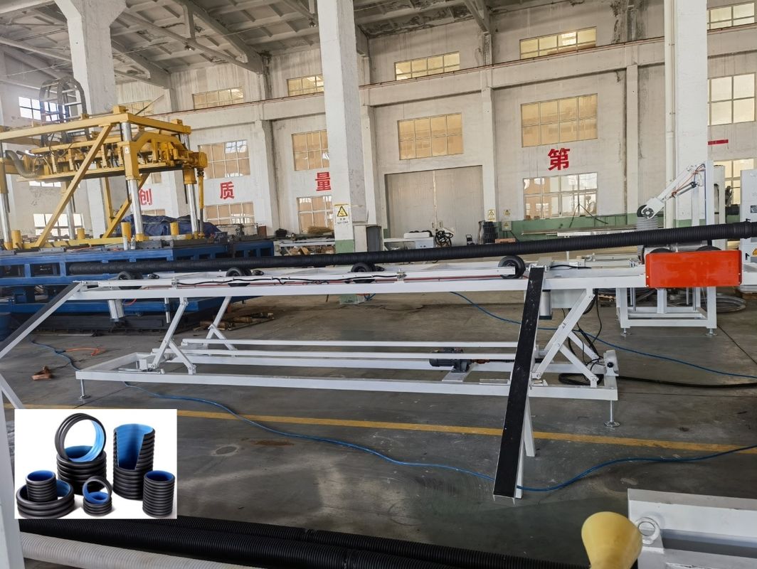 Δύο τοίχοι κυματοειδείς σωλήνες με διάμετρο 63 mm και αυτόματη τροφοδοσία