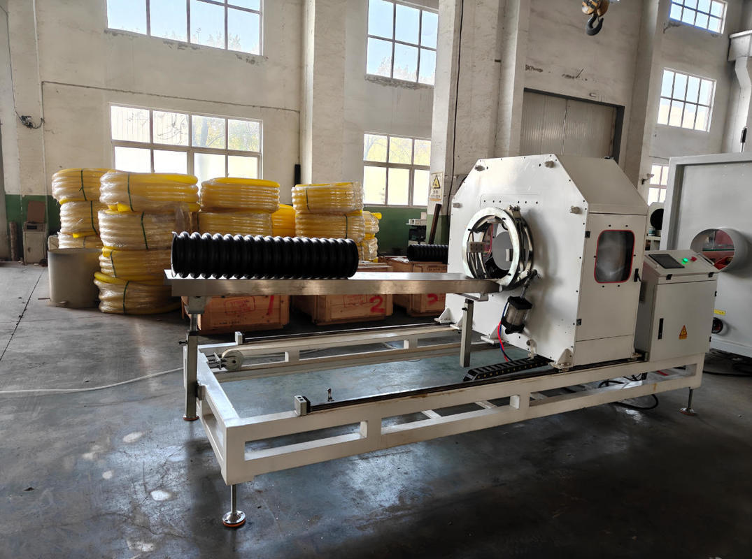 Automatic Single Wall Corrugated Pipe Extrusion Line with Deep Screw Channel for HDPE Pipe Production