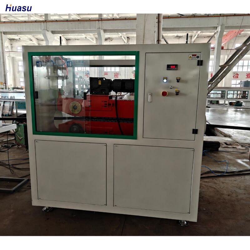 Γραμμή Εξώθησης Κυματοειδούς Σωλήνα Μονής Τοιχώματος με Έλεγχο PLC, Ισχύς Κινητήρα 37kw και Σχεδιασμός Μονής Βίδας για Συνεπή Παραγωγή Σωλήνων