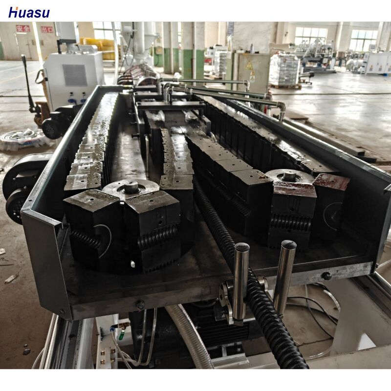 Γραμμή εξώθησης σωλήνων κυματοειδών μονών τοιχωμάτων με έλεγχο PLC, με βάθος νιτριδίωσης κάννης 0,4～0,7 mm και ηλεκτρικά εξαρτήματα Schneider/Siemens