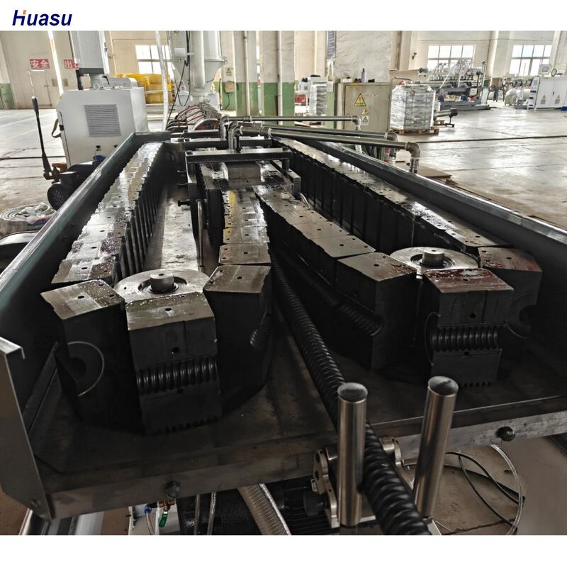 Μοναδικό τοίχωμα κυματοειδούς σωλήνα γραμμή εκτόξευσης με βαρέλι νιτρικό βάθος 0,4 έως 0,7 mm, συνολική ισχύς 25 έως 50, και PLC έλεγχο για την παραγωγή σωλήνων