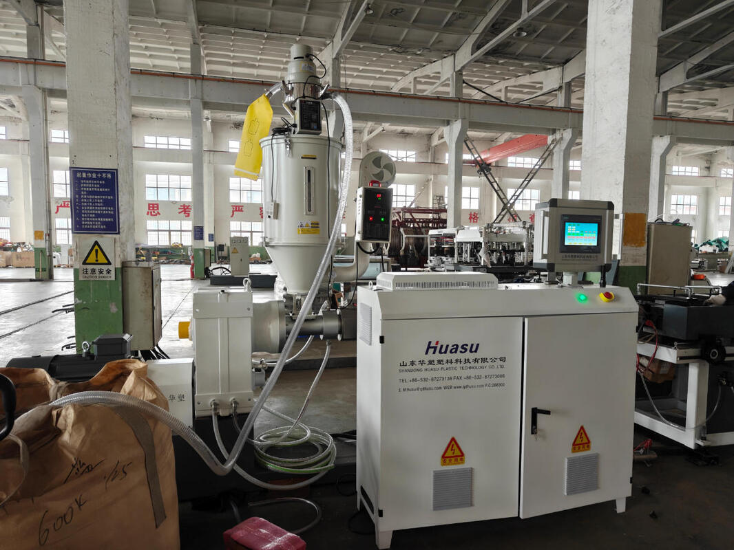 Γραμμή Εξώθησης Σωλήνων Κυματοειδών Μονής Τοιχώματος με Μέγιστο Μέγεθος Σωλήνα 110mm, Σύστημα Ψύξης Νερού και Κινητήρα Siemens για Παραγωγή Υψηλής Ταχύτητας