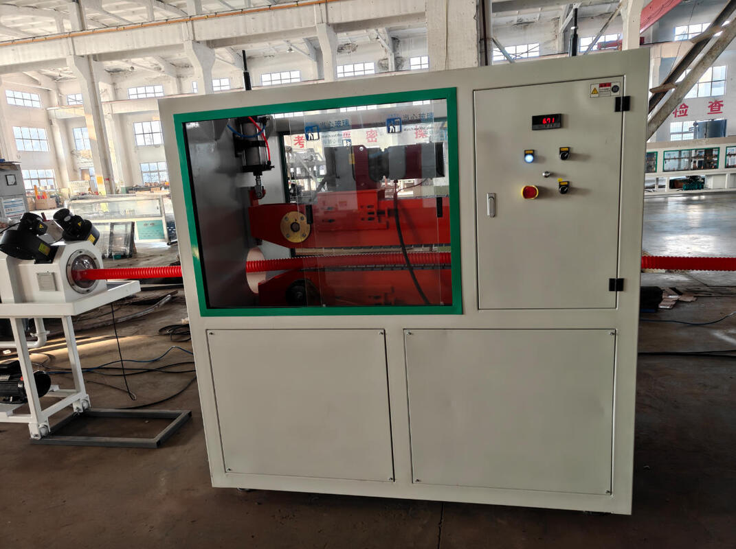 Αυτόματη Μηχανή Εξώθησης Σωλήνων Κυματοειδών Μονότοιχοι Υψηλής Ακρίβειας με Λόγο LD 33 38 40 για Βιομηχανική Χρήση