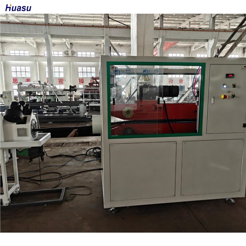 Γραμμή εξώθησης σωλήνων κυματοειδών μονών τοιχωμάτων με ψύξη νερού, χωρητικότητας 400-1000 και αυτόματη κυμάτωση