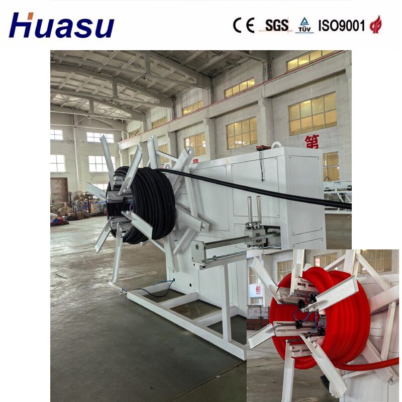 Ηλεκτρονική γραμμή εκτόξευσης σωλήνων προστασίας καλωδίων με μονοτροφική μηχανή ελέγχου και ψύξη αέρα και νερού για σωλήνες PE PVC MPP PA HDPE