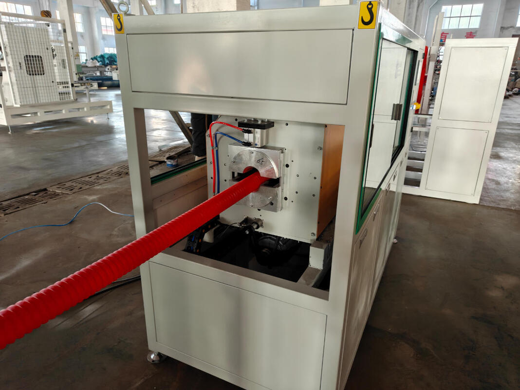 Γραμμή εκτόξευσης διπλού τοιχώματος κυματοειδών σωλήνων με συνεχής ψύξη υπό πίεση με νερό, ηλεκτρικά εξαρτήματα της μάρκας Siemens και παραγωγική ικανότητα 100 kg/h - 2000 kg/h