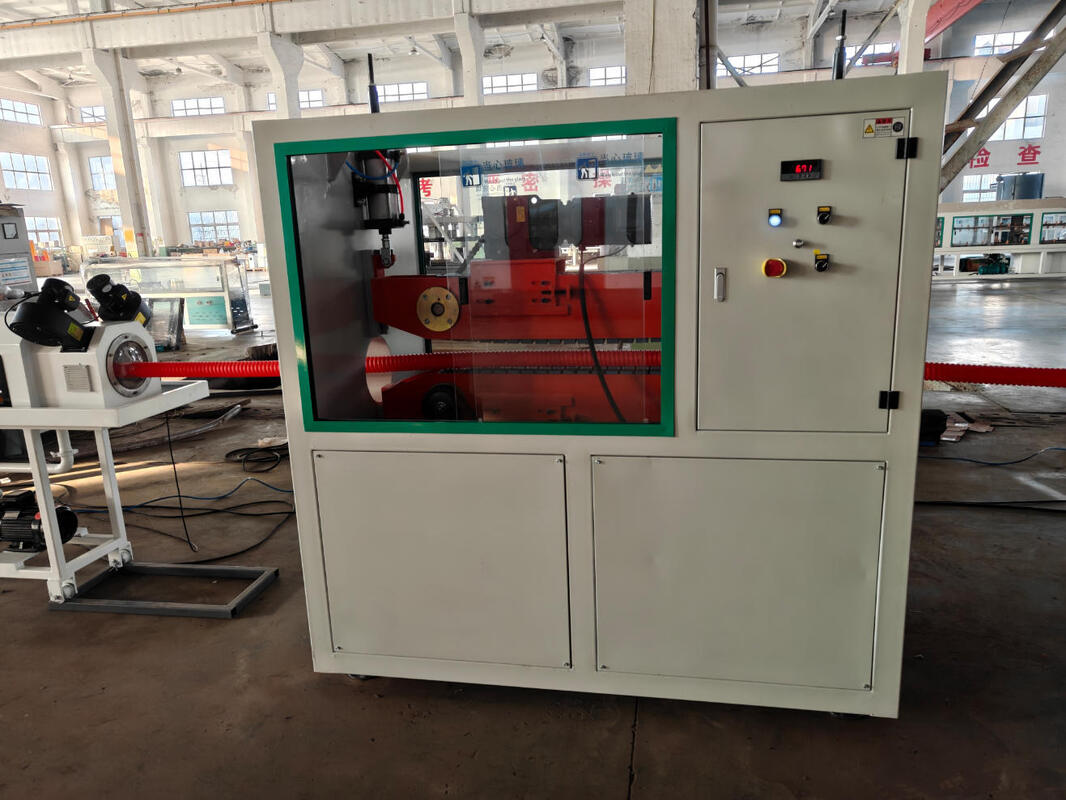 Γραμμή εκτόξευσης διπλού τοιχώματος κυματοειδών σωλήνων με συνεχής ψύξη υπό πίεση με νερό, ηλεκτρικά εξαρτήματα της μάρκας Siemens και παραγωγική ικανότητα 100 kg/h - 2000 kg/h