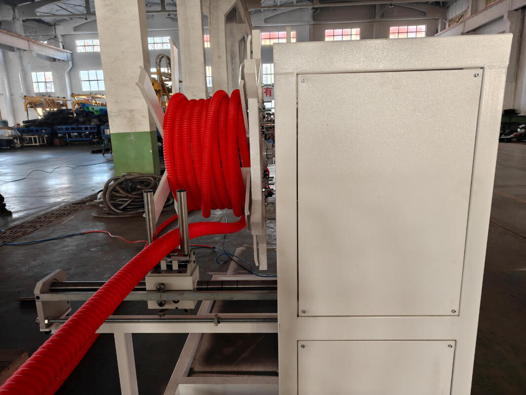 Γραμμή εξώθησης σωλήνων κυματοειδών διπλού τοιχώματος με υλικό γραναζιού 20CrMnTi και ηλεκτρικά εξαρτήματα Siemens, που διαθέτουν HV>740 Βαρέλι Βίδας