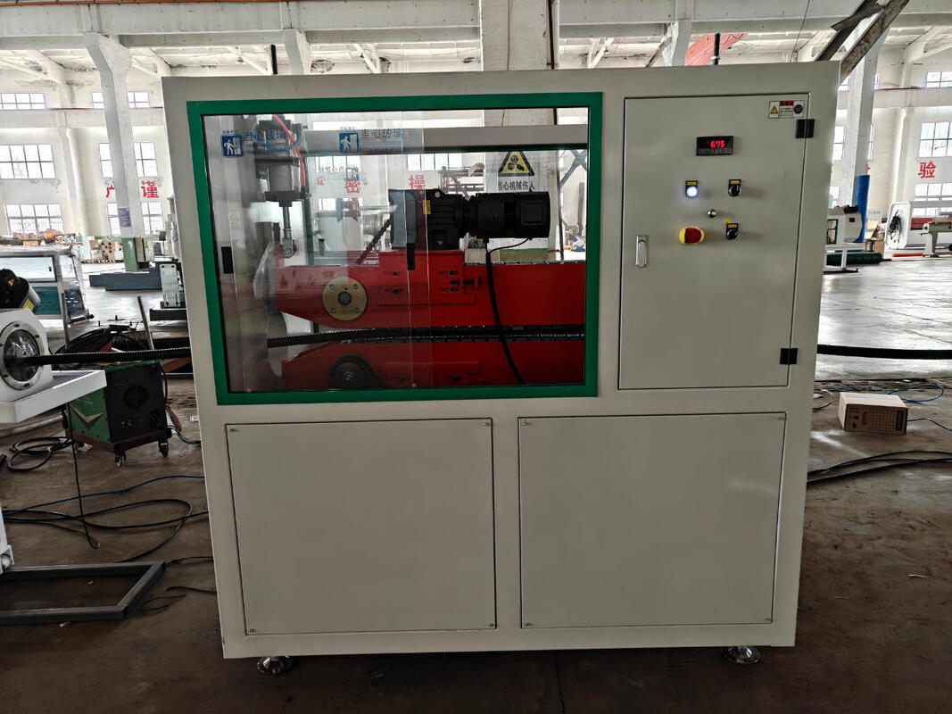 Γραμμή εξώθησης σωλήνων κυματοειδών διπλού τοιχώματος με ελεγκτή συχνότητας Siemens και υλικό γραναζιών 20CrMnTi για υψηλή ανθεκτικότητα