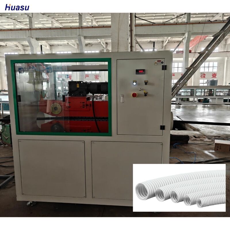 Μηχανή Εξώθησης Κυματοειδούς Σωλήνα Μονής Τοιχώματος με Μονό Βιδωτό Εξωθητήρα και Τάση 220-415V Σχεδιασμένη για Συνεπή Παραγωγή Σωλήνων