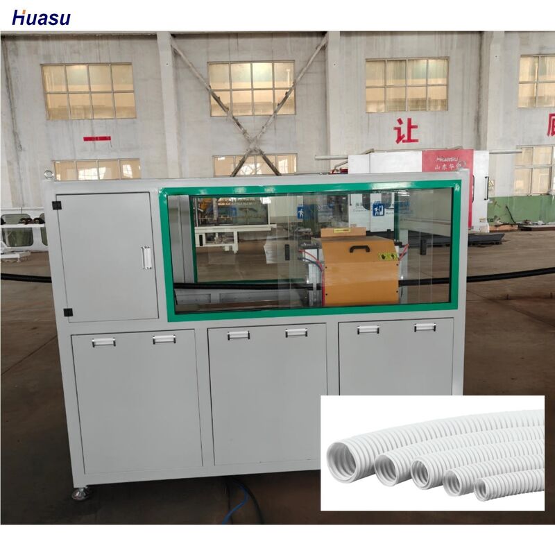 Linia produkcyjna do produkcji rur karbowanych HDPE do tworzenia elastycznych rur stosowanych w systemach zaopatrzenia w wodę i kanalizacji