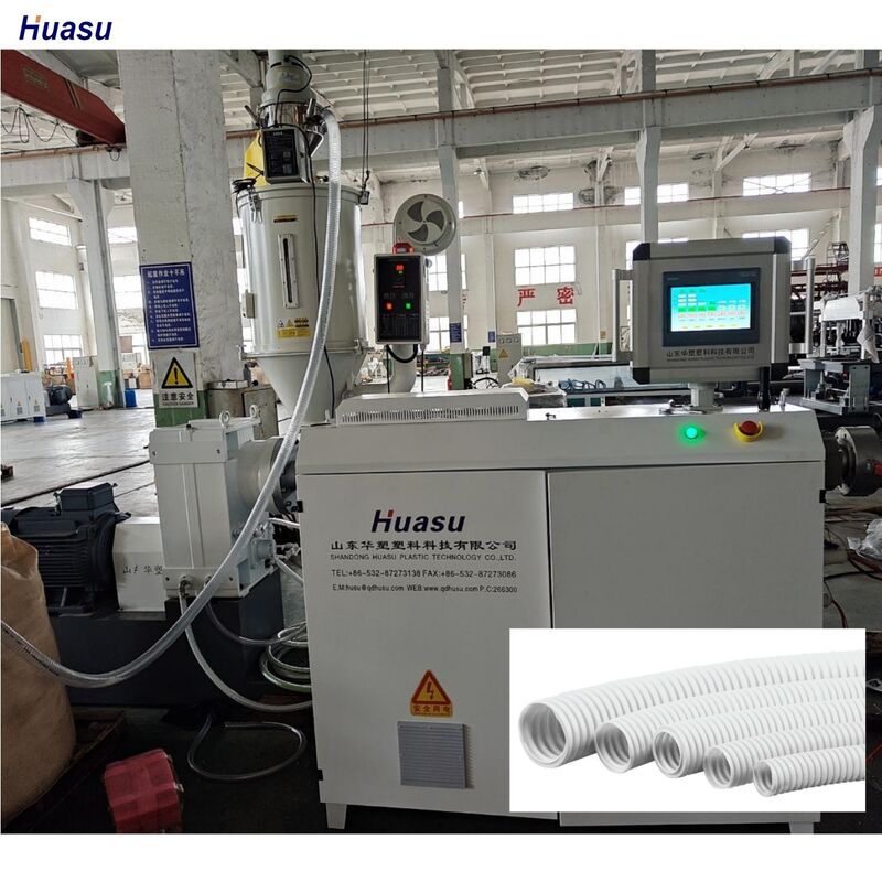 Γραμμή Εξώθησης Κυματοειδών Σωλήνων Μονής Τοιχώματος σε Μεγάλη Ζήτηση, Μηχανή Εξώθησης, Μηχανή Κατασκευής Σωλήνων για Παραγωγή Σωλήνων