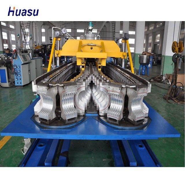 ενιαία ζαρωμένη τοίχος γραμμή παραγωγής σωλήνων 9mm 20kg/H