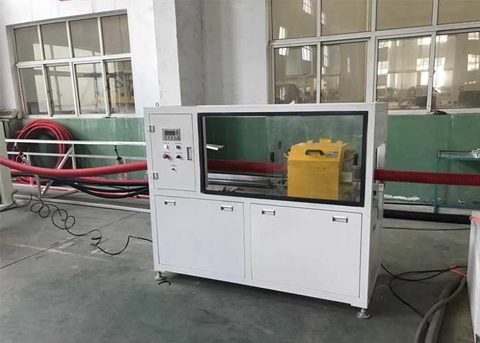 Ζαρωμένος DWC σωλήνας PE PP που κατασκευάζει τη μηχανή μηχανή εξωθητών σωλήνων αερόψυξης την πλαστική