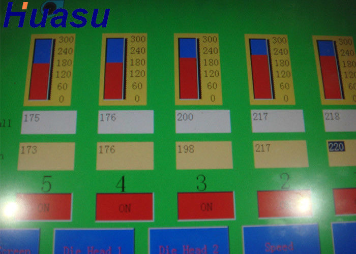 PE/PP/PVC ενιαία διπλοτειχισμένη ζαρωμένη γραμμή παραγωγής εξώθησης σωλήνων μηχανών σωλήνων