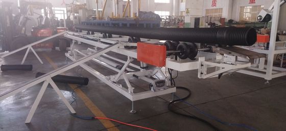 Double Wall Corrugated Pipe Extrusion Line with Siemens Electrical Parts for 50mm-200mm Pipe Diameter Range and HV>940 Barrel Hardness