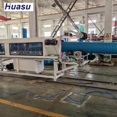 Double Wall Corrugated Pipe Plant DWC Pipe Extrusion Line with Conical Twin-screw Extruder