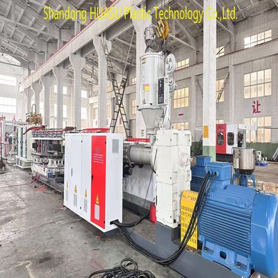 Automatic Plastic Pipe Extrusion Line with Siemens ABB Main Electrical and Water Air Cooling for Customizable Output