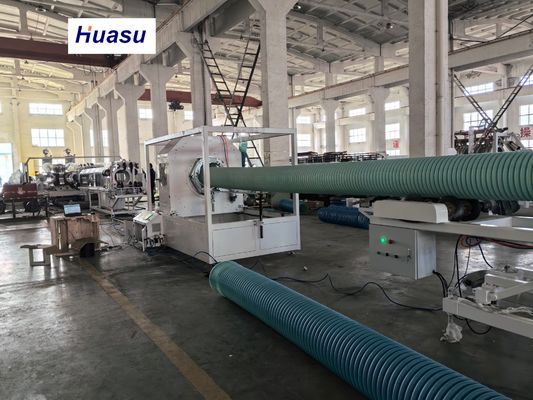 Double Wall Corrugated Pipe Extrusion Line with 32-1600mm Pipe Diameter 60-2000kg/h Capacity and Siemens PLC Technology